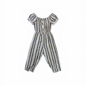 Blush Romper women's size M stripped